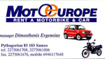 moto europe rent a car pythagotio samos