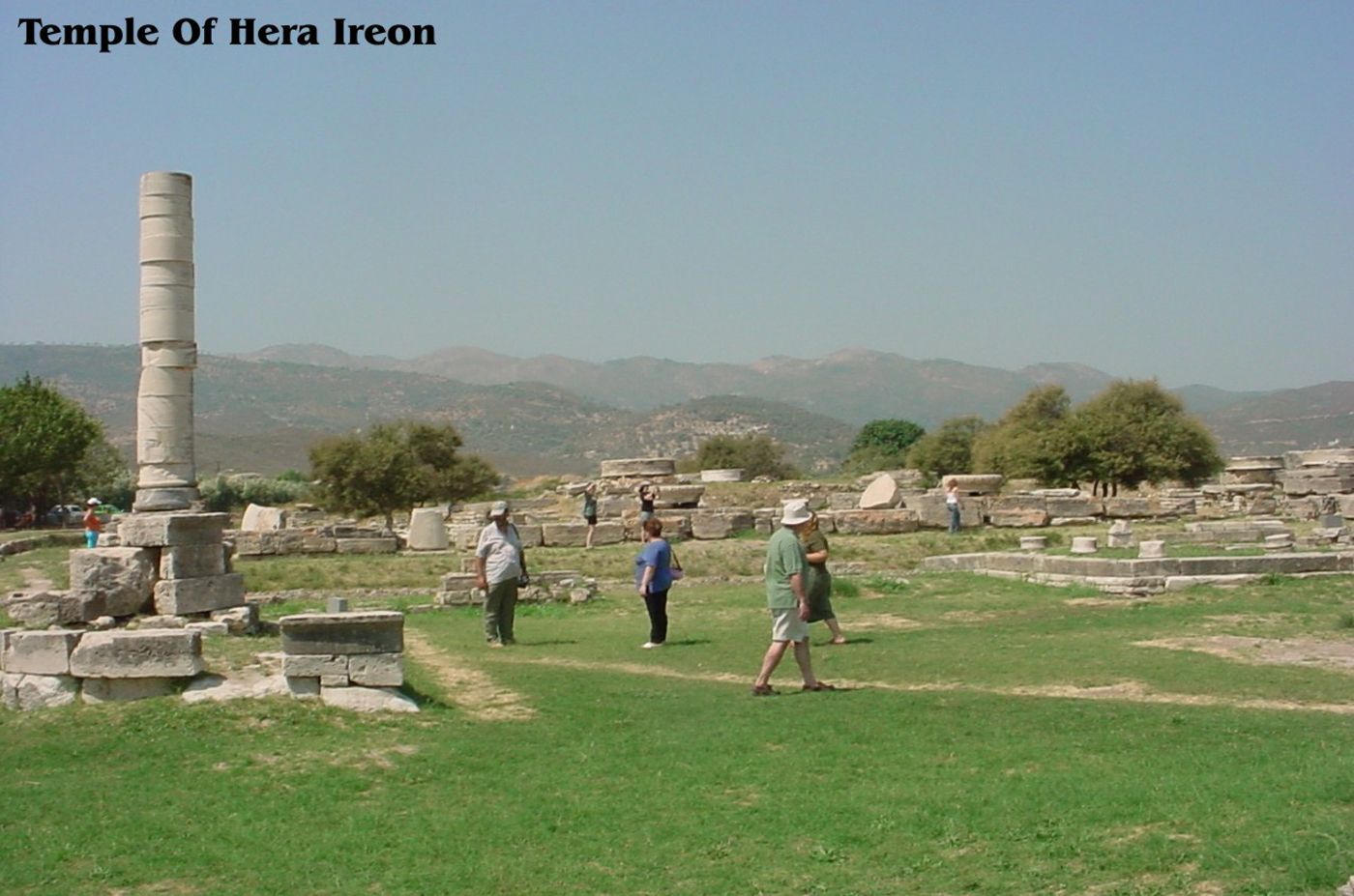 temple of hera ireon samos greece